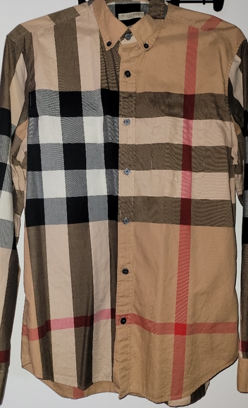 **SOLD** Burberry stretch cotton poplin shirt - Picture 2 of 8